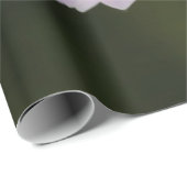 Papier Cadeau Fleur Lotus, Zen (Coin rond)