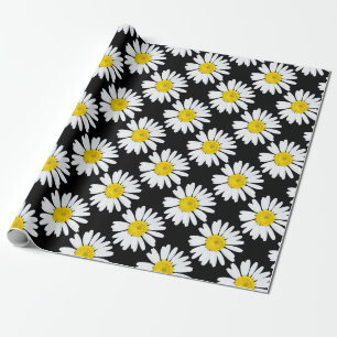 Papier Cadeau Fleur marguerite