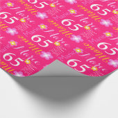 Papier Cadeau Fleur Marie nommé fait sur commande enveloppe de (Coin)