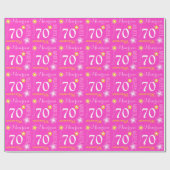 Papier Cadeau Fleur Maureen nommé fait sur commande enveloppe de (Plat)