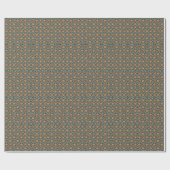 Papier Cadeau Fleur Méditerranéenne (Plat)