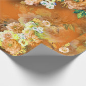 Papier Cadeau fleur mélangée transparente sur l'arrière - plan o (Coin)