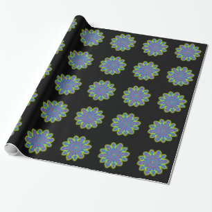 Papier Cadeau Fleur Orientale Fleur de Feu de Neige I + votre do