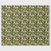 Papier Cadeau Fleur papillon (Plat)