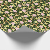 Papier Cadeau Fleur papillon (Coin)
