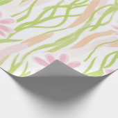 Papier Cadeau Fleur pastel rétro (8) (Coin)
