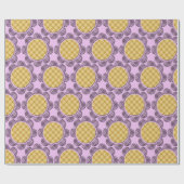 Papier Cadeau Fleur pourpre (Plat)