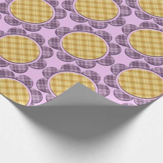 Papier Cadeau Fleur pourpre (Coin)