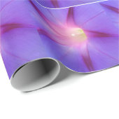 Papier Cadeau Fleur pourpre (Coin rond)