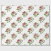 Papier Cadeau Fleur Protea (Plat)
