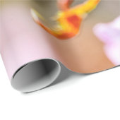 Papier Cadeau Fleur Sakura rose exceptionnelle (Coin rond)