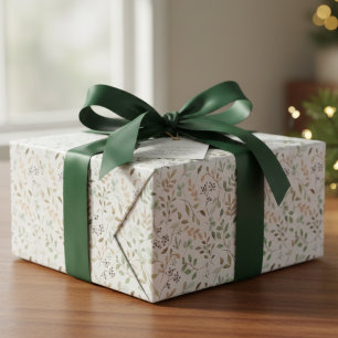 Papier Cadeau Fleur Sauvage Boho