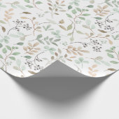 Papier Cadeau Fleur Sauvage Boho (Coin)