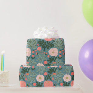 Papier Cadeau Fleur sauvage botanique vintage
