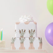 Papier Cadeau Fleur sauvage d'automne