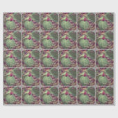 Papier Cadeau Fleur Sauvage Joyeuses Pâques (Plat)