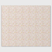 Papier Cadeau Fleur sauvage Pink Pastel (Plat)