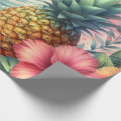 Papier Cadeau Fleur tropicale (Coin)