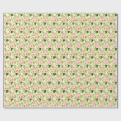 Papier Cadeau Fleur tropicale de jungle (Plat)