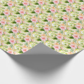 Papier Cadeau Fleur tropicale de jungle (Coin)