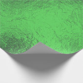 Papier Cadeau Fleur verte de Noël (Coin)