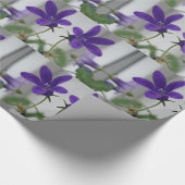 Papier Cadeau Fleur violette (Coin)
