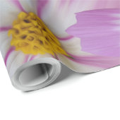 Papier Cadeau Fleur violette claire (Coin rond)
