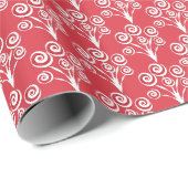 Papier Cadeau Fleurie  (Coin rond)
