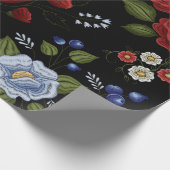 Papier Cadeau Fleurs (Coin)