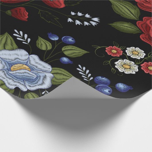 Papier Cadeau Fleurs (Coin)