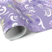 Papier Cadeau fleurs (Coin rond)