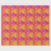 Papier Cadeau Fleurs (Plat)