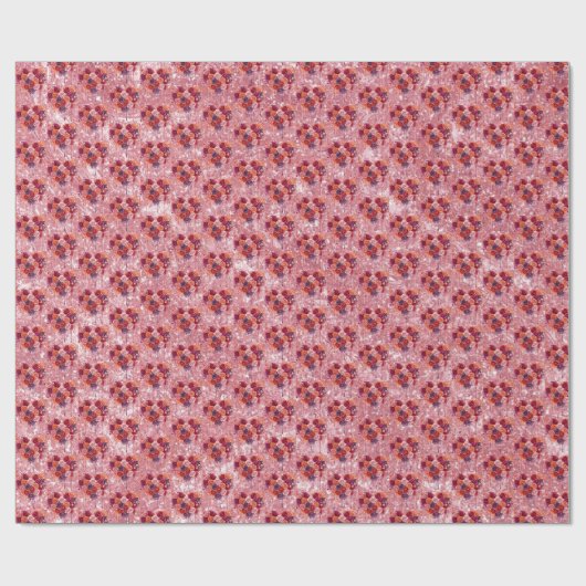 Papier Cadeau Fleurs (Plat)