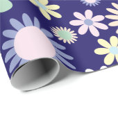 Papier Cadeau fleurs (Coin rond)