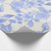 Papier Cadeau Fleurs à main (Coin)