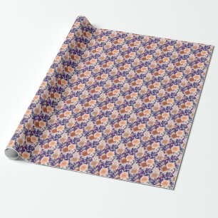 Papier Cadeau Fleurs aquarelles tendance