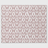 Papier Cadeau Fleurs Art Déco (Plat)