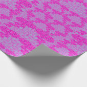 Papier Cadeau Fleurs Bulbeuses Et Branches Roses (Coin)