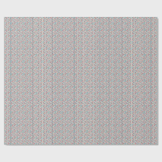 Papier Cadeau Fleurs Cosmiques en Bandes Traînantes