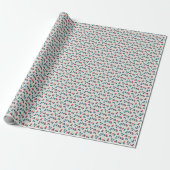 Papier Cadeau Fleurs Cosmiques Traînantes (Déroulé)