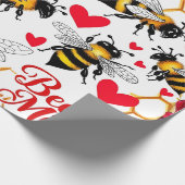 Papier Cadeau Fleurs d'abeilles (Coin)