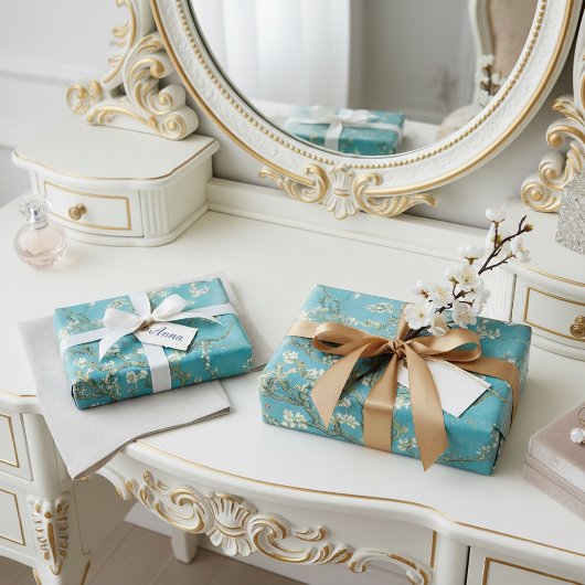 Papier Cadeau Fleurs d'amandes