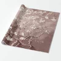 Fleurs d'amandier de Vincent Van Gogh Beige