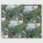 Papier Cadeau Fleurs dans le vent, John William Waterhouse (Plat)