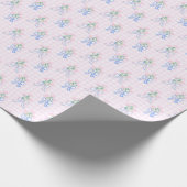 Papier Cadeau Fleurs d'aquarelle Preppy modifiables (Coin)