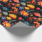 Papier Cadeau Fleurs d'art (Coin)