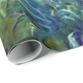 Papier Cadeau Fleurs d'art artistique de Monet (Coin rond)