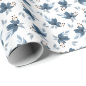Papier Cadeau Fleurs de Brise Douce (Coin rond)