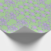 Papier Cadeau Fleurs De Bulbe Et Cupflowers De Branches (Coin)