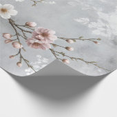Papier Cadeau Fleurs de cerises Abstraites (Coin)
